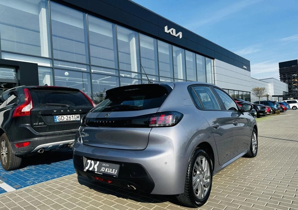 Peugeot 208 cena 54800 przebieg: 69325, rok produkcji 2020 z Gdańsk małe 191